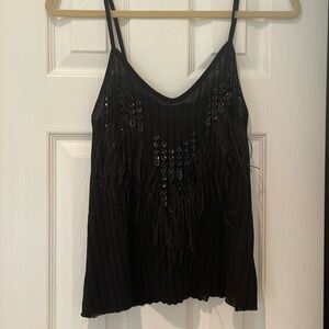 Brand new knit evening top in black